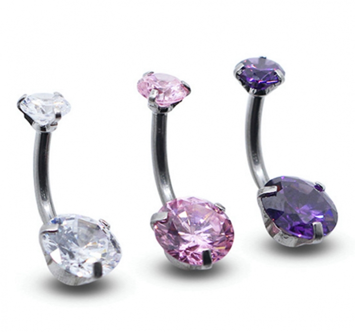 ring zirconia piercing jewelry