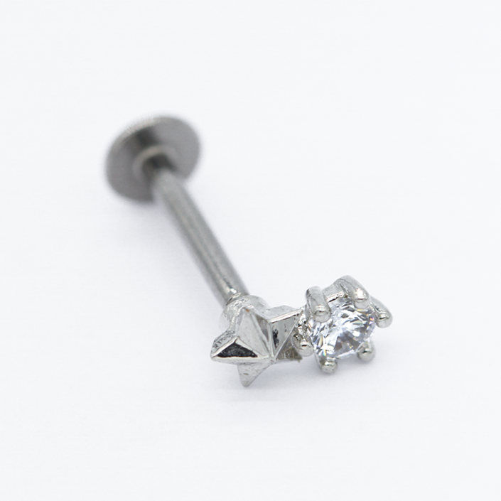 titanium jewelry labret piercing body jewelry